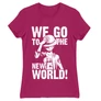 Pink One Piece női rövid ujjú póló - Luffy Monochrome