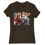 Barna One Piece női rövid ujjú póló - Text