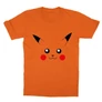 Narancs Pokémon gyerek rövid ujjú póló - Pikachu face