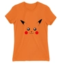 Kép 10/22 - Narancs Pokémon női rövid ujjú póló - Pikachu face