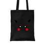 Fekete Pokémon vászontáska - Pikachu face