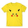 Kép 1/24 - Citromsárga Pokémon férfi rövid ujjú póló - Pikachu face