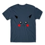 Denim Pokémon férfi rövid ujjú póló - Pikachu face
