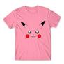 Kép 22/24 - Világos rózsaszín Pokémon férfi rövid ujjú póló - Pikachu face