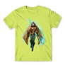 Almazöld Aquaman férfi rövid ujjú póló - Logó