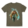 Cink Aquaman férfi rövid ujjú póló - Logó