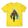 Kép 7/25 - Citromsárga Aquaman férfi rövid ujjú póló - Logó