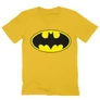 Sárga Batman férfi V-nyakú póló - Logó