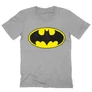 Sportszürke Batman férfi V-nyakú póló - Logó