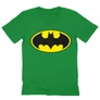 Zöld Batman férfi V-nyakú póló - Logó