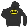 Sötétszürke Batman unisex kapucnis pulóver - Logó