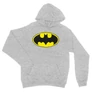 Sportszürke Batman unisex kapucnis pulóver - Logó