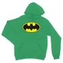 Zöld Batman unisex kapucnis pulóver - Logó