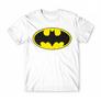 Kép 9/25 - Fehér Batman férfi rövid ujjú póló