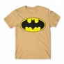 Homok Batman férfi rövid ujjú póló