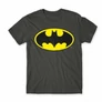 Sötétszürke Batman férfi rövid ujjú póló