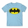 Világoskék Batman férfi rövid ujjú póló