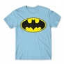 Kép 23/25 - Világoskék Batman férfi rövid ujjú póló