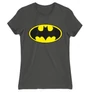 Sötétszürke Batman női rövid ujjú póló Logó