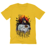 Kép 7/12 - Sárga Batman férfi V-nyakú póló - Batman Comic Grunge