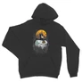 Sötétszükre Batman unisex kapucnis pulóver - Batman Comic Grunge