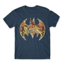 Denim Batman férfi rövid ujjú póló - Batman Comics Logó