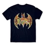 Sötétkék Batman férfi rövid ujjú póló - Batman Comics Logó