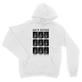 Fehér Batman unisex kapucnis pulóver - Batman moods