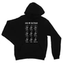 Fekete Batman unisex kapucnis pulóver - Batman moods