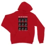 Piros Batman unisex kapucnis pulóver - Batman moods