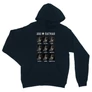 Sötétkék Batman unisex kapucnis pulóver - Batman moods