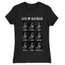 Fekete Batman női rövid ujjú póló - Batman moods