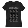 Kép 7/20 - Fekete Batman női rövid ujjú póló - Batman moods