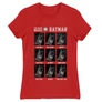 Piros Batman női rövid ujjú póló - Batman moods