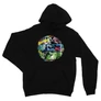 Fekete Batman unisex kapucnis pulóver - Batman Circle