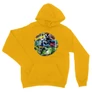 Sárga Batman unisex kapucnis pulóver - Batman Circle