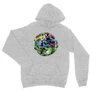 Sportszürke Batman unisex kapucnis pulóver - Batman Circle