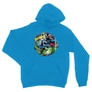 Zafírkék Batman unisex kapucnis pulóver - Batman Circle