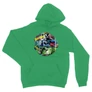 Zöld Batman unisex kapucnis pulóver - Batman Circle