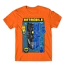 Kép 14/25 - Narancs Batman férfi rövid ujjú póló - Batmobile Blueprint