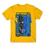 Kép 16/25 - Sárga Batman férfi rövid ujjú póló - Batmobile Blueprint