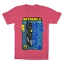 Pink Batman gyerek rövid ujjú póló - Batmobile Blueprint