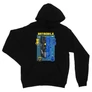 Fekete Batman unisex kapucnis pulóver - Batmobile Blueprint