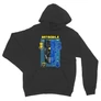 Sötétszürke Batman unisex kapucnis pulóver - Batmobile Blueprint