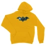 Sárga Batman unisex kapucnis pulóver - Digital logó