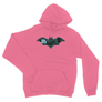 Kép 12/14 - Világos rózsaszín Batman unisex kapucnis pulóver - Digital logó