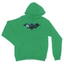 Zöld Batman unisex kapucnis pulóver - Digital logó