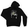 Fekete Batman unisex kapucnis pulóver - Grunge
