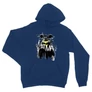 Királykék Batman unisex kapucnis pulóver - Grunge