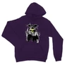 Sötétlila Batman unisex kapucnis pulóver - Grunge